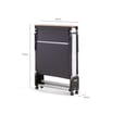 Jay-Be RE80 Rollaway Folding Bed with e-Fibre Mattress - Single