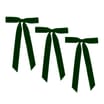 Winter Charm Velvet Long Tail Bow 3 Pack