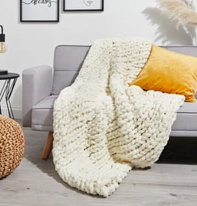 Electric Heated Throw - Grey | Home Bargains