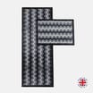 Aztec Charcoal Door Mat 40x60 