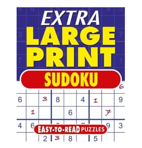 Extra Large Print Sudoku