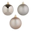 Winter Charm 15cm Baubles 3 Pack - Gold