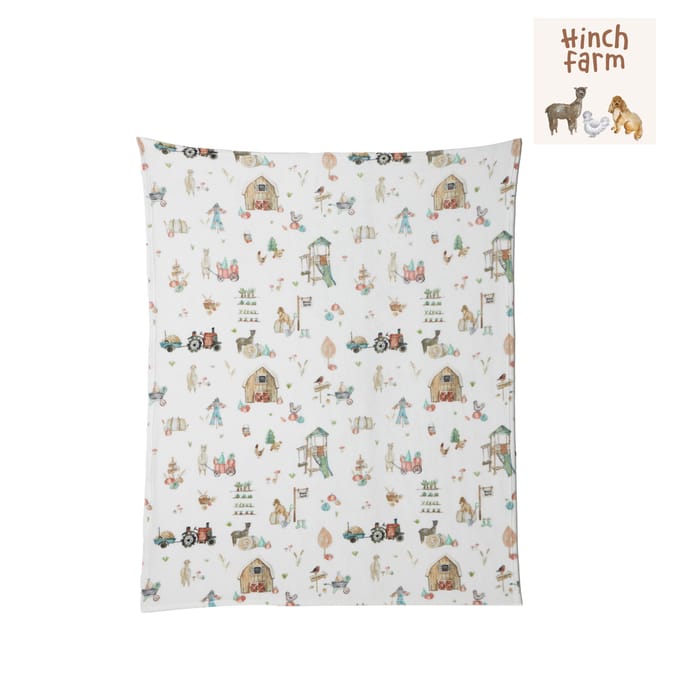 Hinch Farm Autumn Super Soft Throw