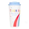 Thank You Teacher Take Out Mug - Blue