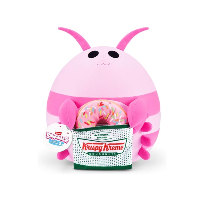  Snackles 8" Soft Plush - Lily the Shrimp with Krispy Kreme Doughnut