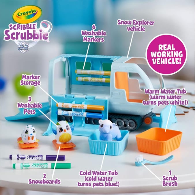 Crayola Scribble Scrubbie Snow Explorer