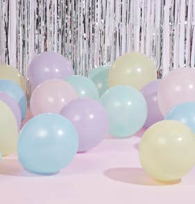 Let's Party Pastel 9" Balloons 25 Pack x2