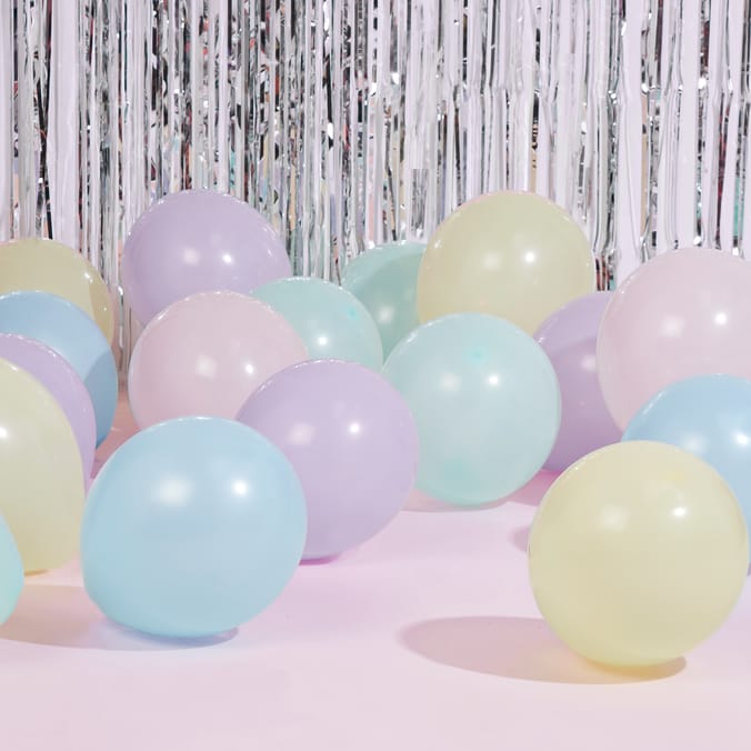 Let's Party Pastel 9" Balloons 25 Pack x2