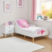 Liberty House Toys Kids White Toddler Bed – You Are Loved