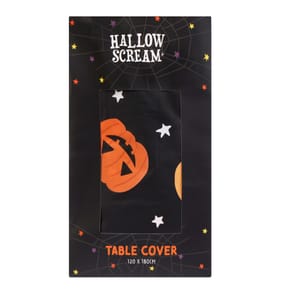 Hallow Scream Pumpkin Table Cover