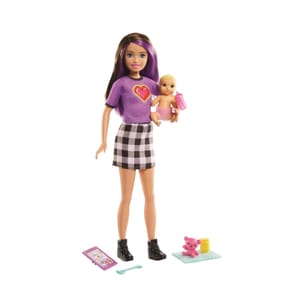Barbie Skipper Babysitter Doll & Accessory - Purple