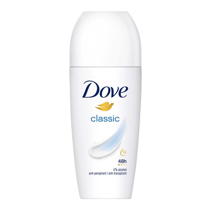 Dove Anti Perspirant Roll-On Deodorant 50ml - Classic