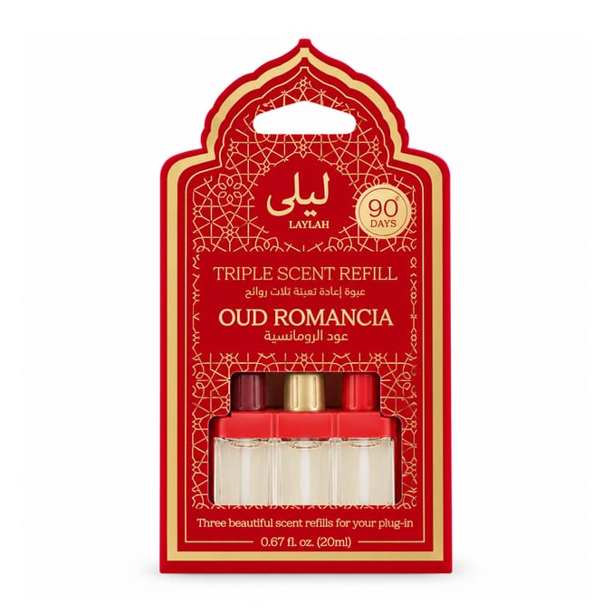 Laylah Triple Scent Refill - Oud Romancia         