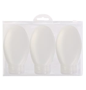 Travel Shop Bottle Set 3 Pack - Clear