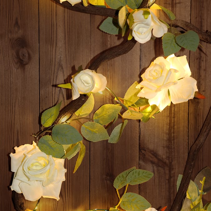 Firefly 20 Rose String Solar Lights