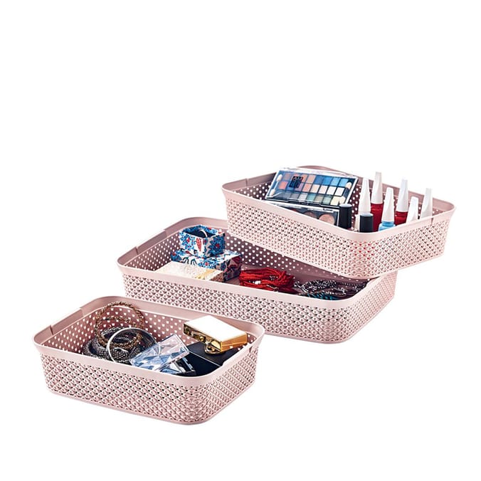 Diamond Basket 3pc Storage