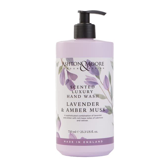 Ashton & Moore Scented Luxury Hand Wash - Lavender & Amber Musk 750ml