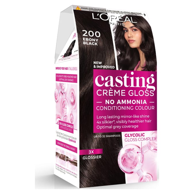 L'Oreal Paris Casting 200 Ebony Black Hair Dye