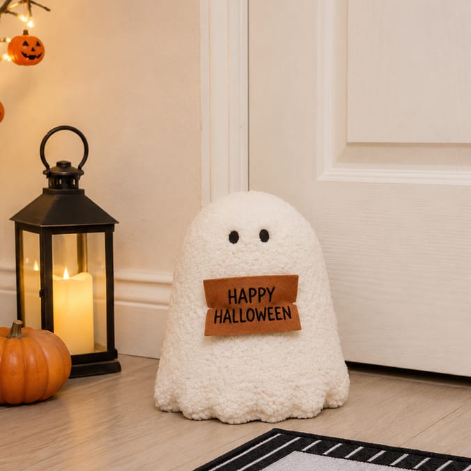 Hallow Scream Gary The Ghost Door Stop - Happy Halloween
