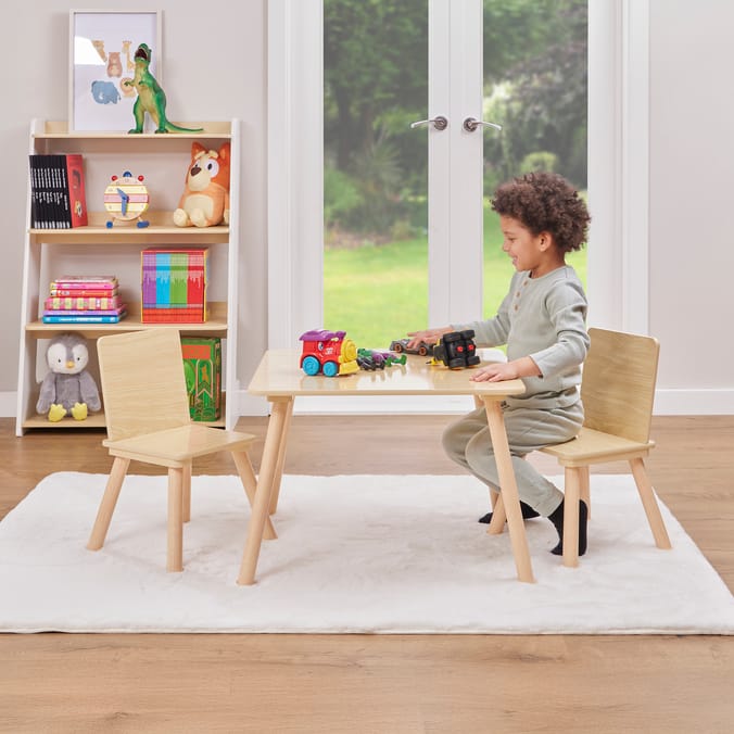 Liberty House Toys Kids Table And Two Chairs Set