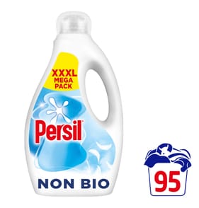Persil Laundry Washing Liquid Detergent 2.565 Litres 95 Washes - Non Bio