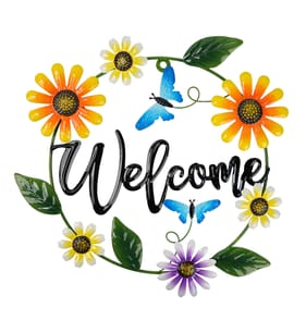  Jardin Metal Wall Art - Welcome Sunflower 