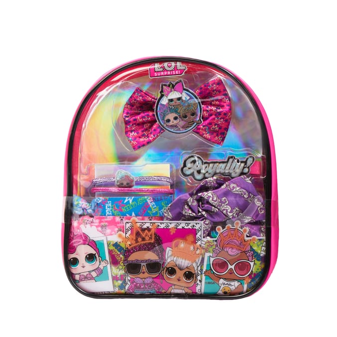 LOL Surprise Mini Backpack Hair Gift Set