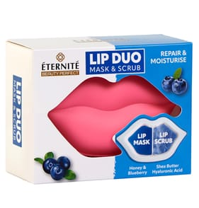 Eternite Lip Duo Mask & Scrub - Blueberry