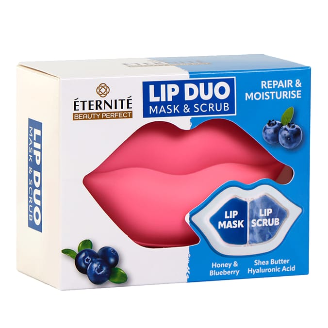 Eternite Lip Duo Mask & Scrub - Blueberry