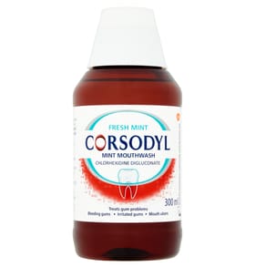 Corsodyl Antibacterial Mouthwash 300ml - Fresh Mint