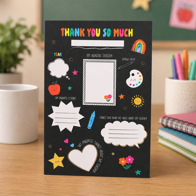 Thank You Teacher Creative Card