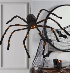 Haunted House 5ft Led Light Up Spider