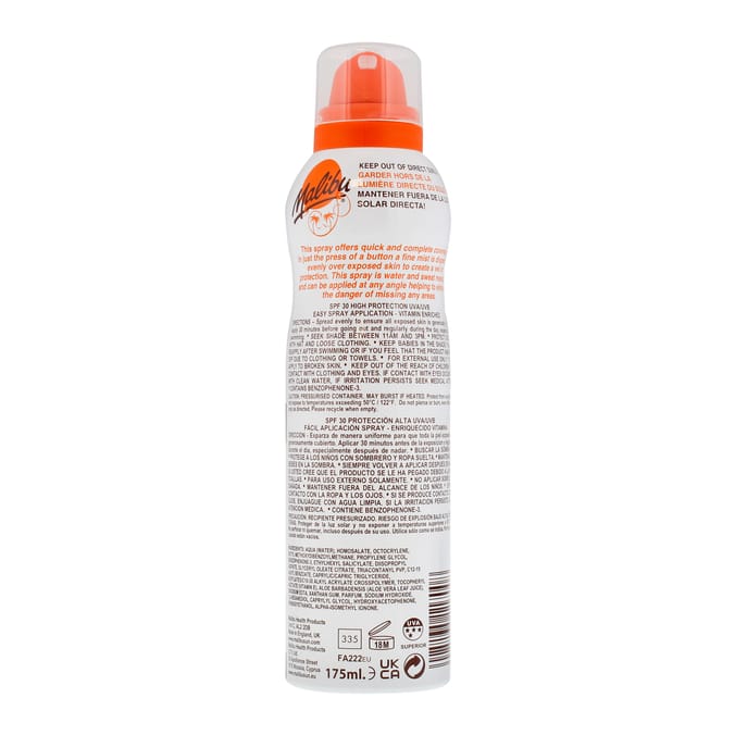 Malibu Continuous Lotion Spray 175ml - SPF30