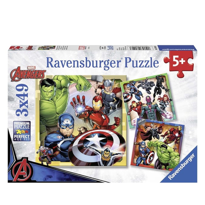 Ravensburger 3x49 Piece Puzzle - Avengers