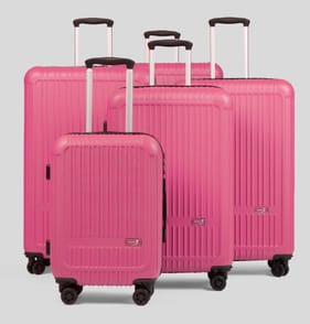  Super 5 Little Venice Hard Shell Suitcase Set of 5 - Pink