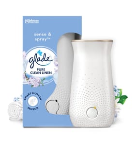 Glade Sense & Spray Air Freshener Holder & Refill 18ml - Pure Clean Linen