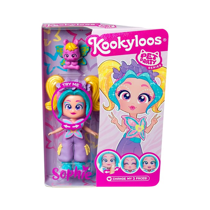 Kookyloos Pet Party Series Doll with Pet - Assorted