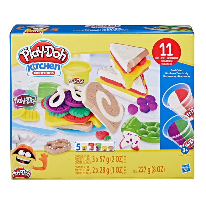 Play-Doh Kitchen Creations Snacks 'n Sandwiches Playset