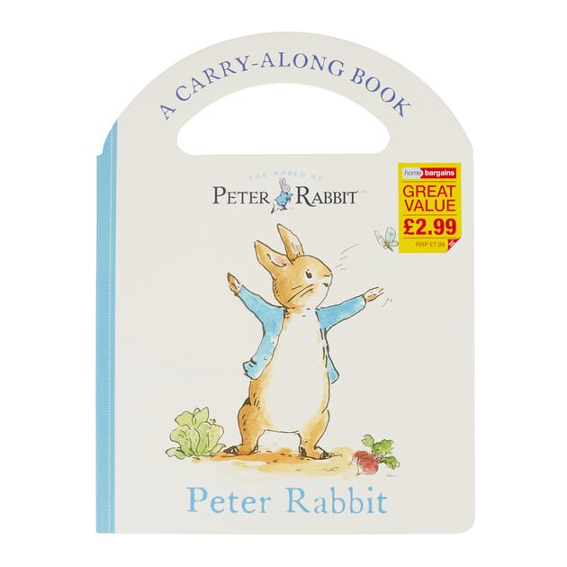Peter Rabbit Carry Along Board Book - Peter Rabbit | Home Bargains
