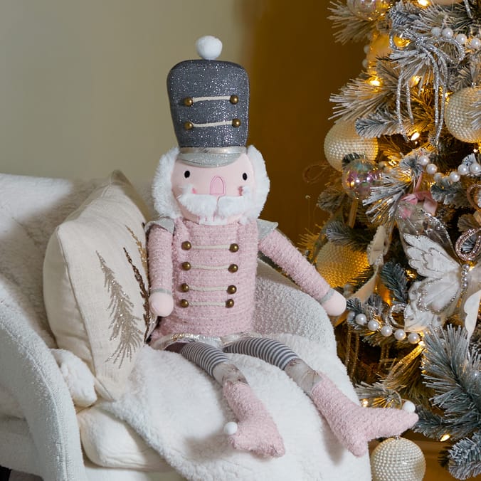 Winter's Tale Christmas Sitting Plush Nutcracker