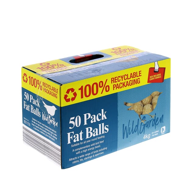 Wild Garden Fat Balls 50 Pack Home Bargains