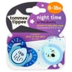 Tommee Tippee Night Time 2 Orthodontic Soothers 6-18m - I Love Zzz's