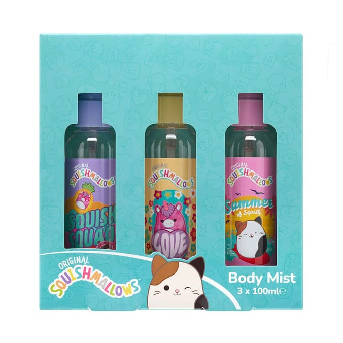 Squishmallows Body Mist Trio
