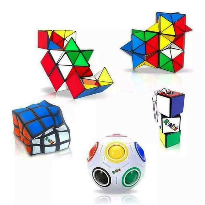 Rubik's Mini 5-Pack Gift Set