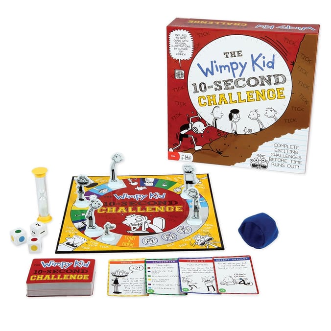Diary of a Wimpy Kid 10 Second Challenge Board Game