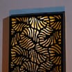 Firefly Large Metal Wall Art Solar Light