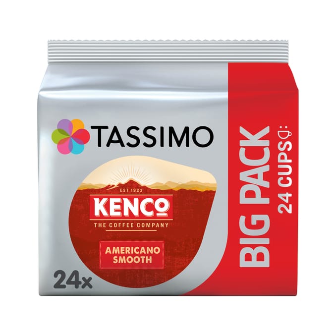 Tassimo Kenco Americano Smooth Coffee Pods x24 192g