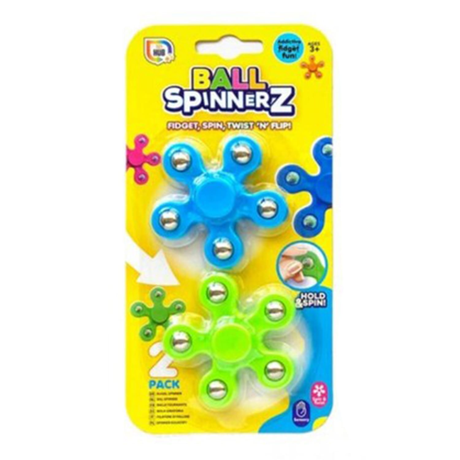 Ball Spinnerz Fidget Spinners 2 Pack | Home Bargains