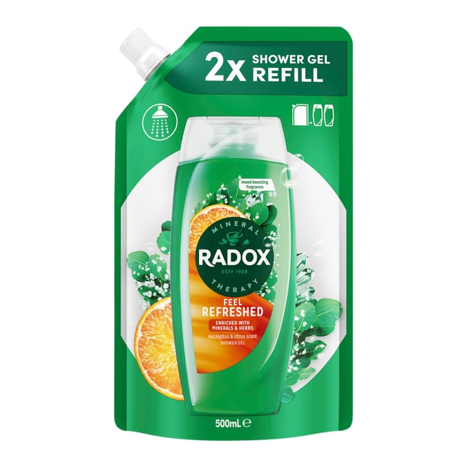 Radox Mineral Therapy Refill Shower Gel 500ml 