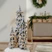 Festive Feeling Premium Snowy Trees 4ft Set Of 3